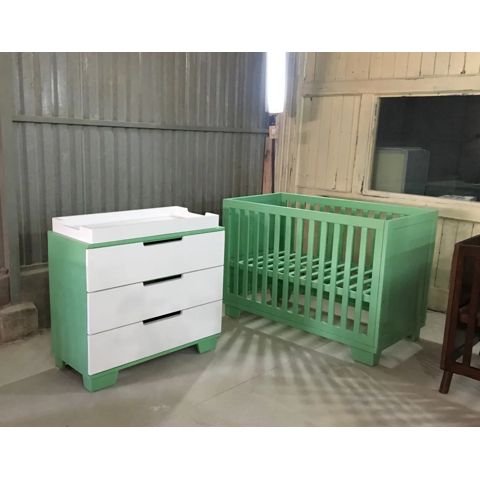 WHITE and green Wooden Dresser – Tan Phuoc Furniture