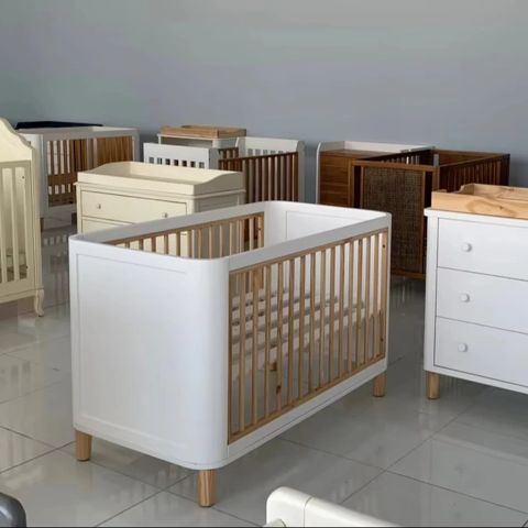 White cot Meets US safety standards – Tan Phuoc Furniture