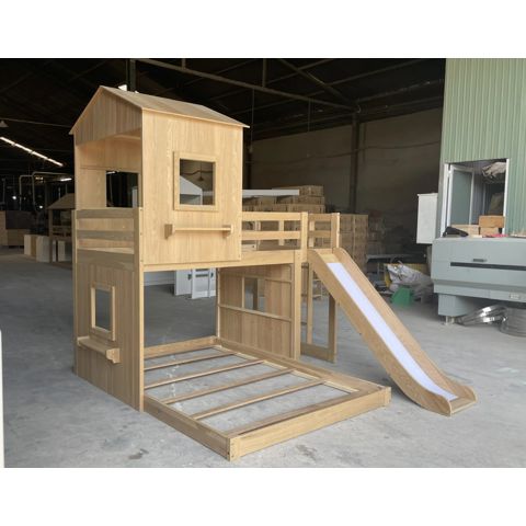 Full-twin Size House Loft Bed with Storage Drawers – Tan Phuoc Furniture