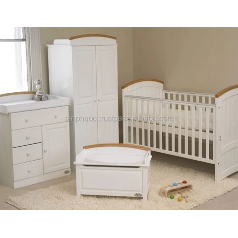 Wood Baby Furniture Crib Set 036 – Tan Phuoc Furniture