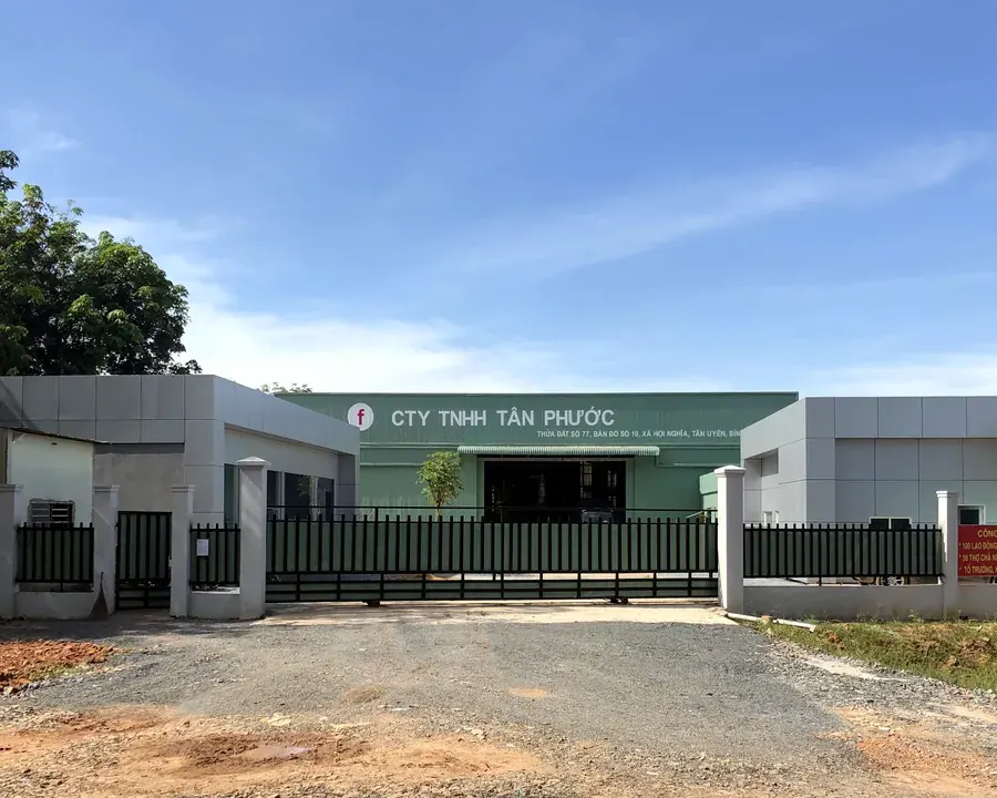 Entrance of the Tan Phuoc furniture factory, Ho Chi Minh City, Vietnam