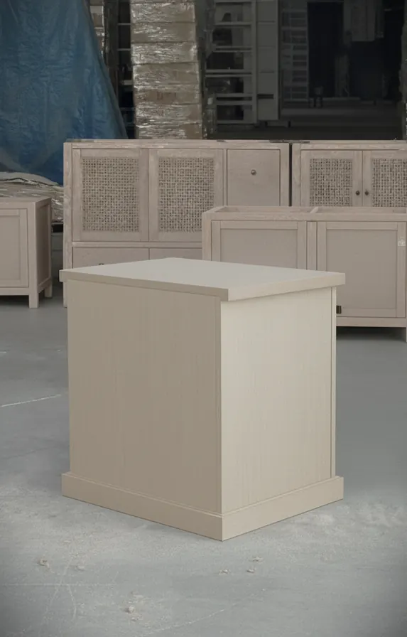 Farmhouse Bathroom Vanity with Sliding Door – view 3