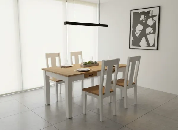 Oak Dining Table Set