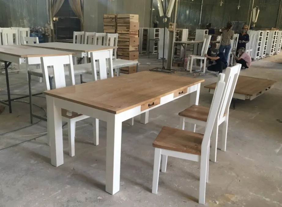Oak Dining Table Set – view 2