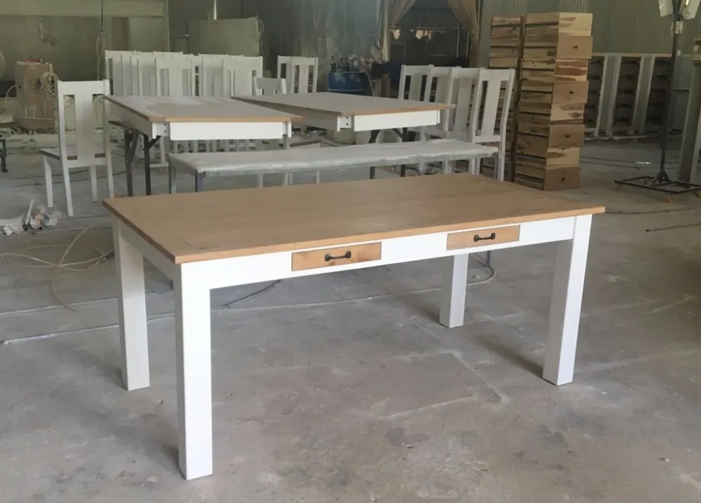Oak Dining Table Set – view 3