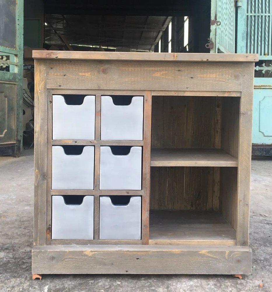 Antique Pine Dresser - Dressers & Storage, flat-pack, Tan Phuoc Furniture Vietnam