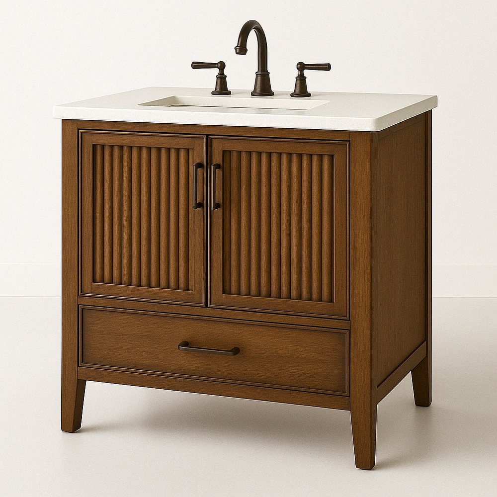 Bathroom Vanity, Style 102 - Bathroom Vanities, flat-pack, Tan Phuoc Furniture Vietnam