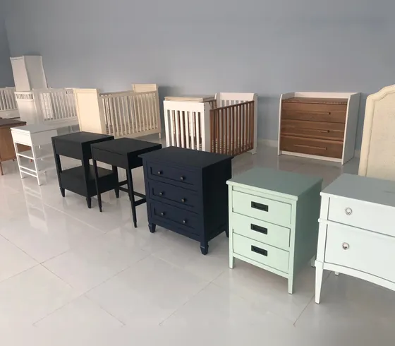 Nightstands in Black, Mint and White - Nightstands by Tan Phuoc Furniture, Vietnam