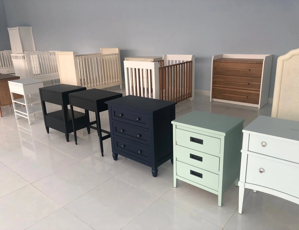 Nightstands in Black, Mint and White - Nightstands, flat-pack, Tan Phuoc Furniture Vietnam