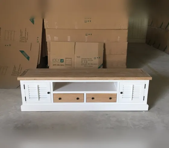 Oak TV Console - TV & Media Units by Tan Phuoc Furniture, Vietnam