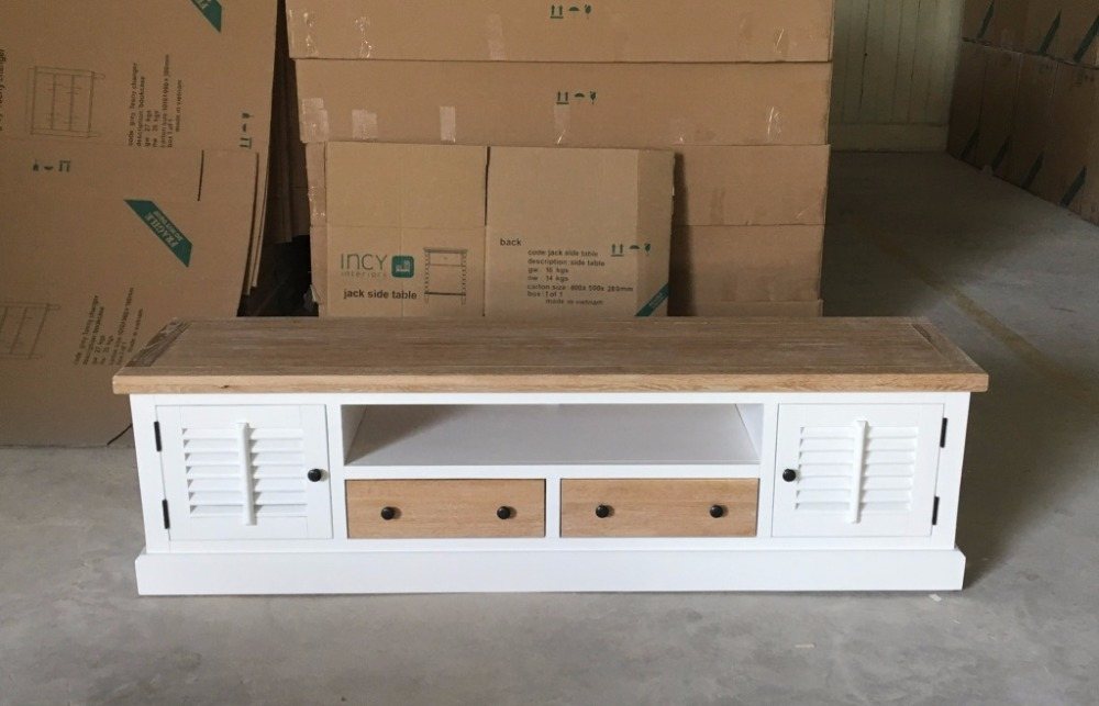 Oak TV Console - TV & Media Units, flat-pack, Tan Phuoc Furniture Vietnam