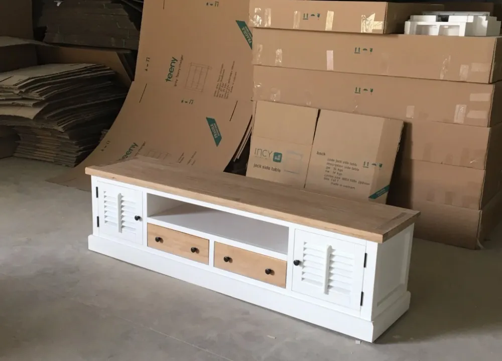 Oak TV Console - view 2