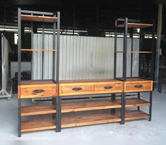 TV & Media Unit, Style 101 - TV & Media Units by Tan Phuoc Furniture, Vietnam
