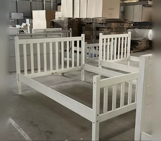 White Children's Bed 2 - Kids' Beds by Tan Phuoc Furniture, Vietnam