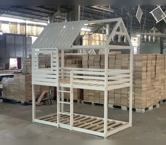 White House Bunk Bed - Bunk & Loft Beds by Tan Phuoc Furniture, Vietnam