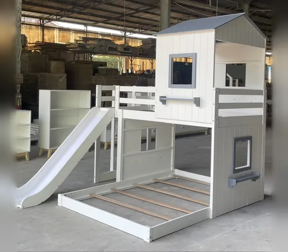 Wooden Bunk & Loft Bed, Style 102 - Bunk & Loft Beds by Tan Phuoc Furniture, Vietnam