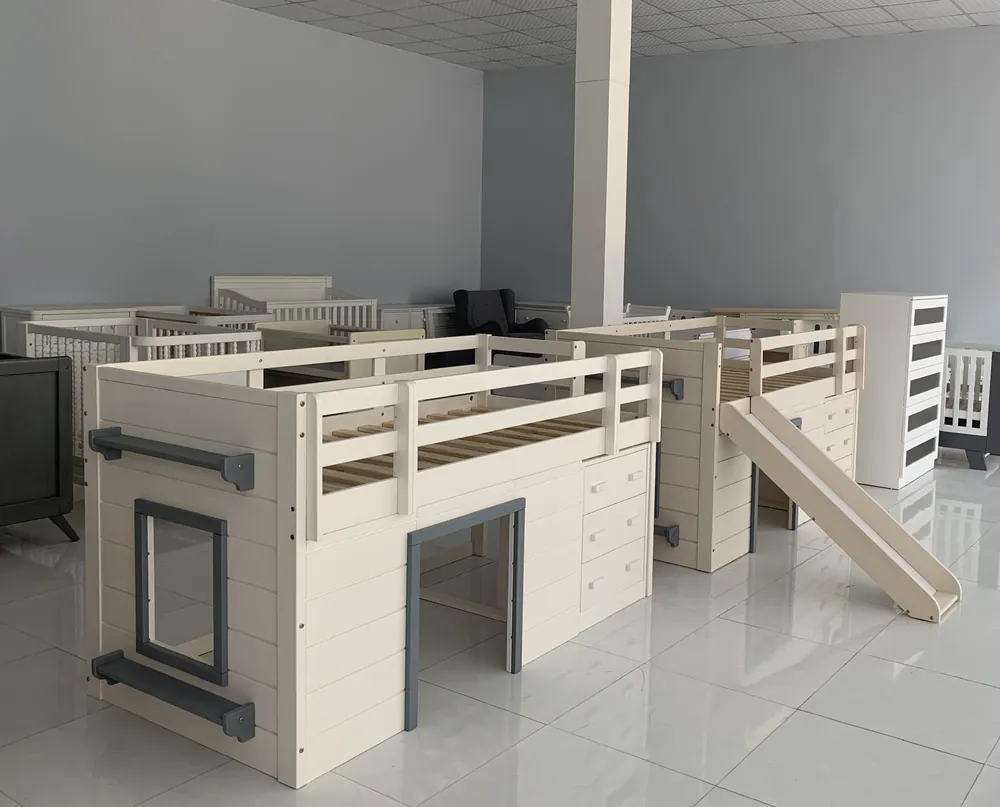Wooden Bunk & Loft Bed, Style 103 - view 2